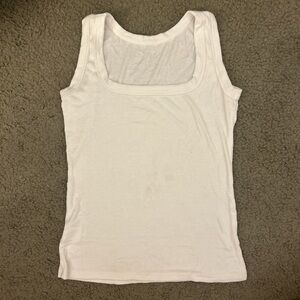 White Sleeveless Women's Top